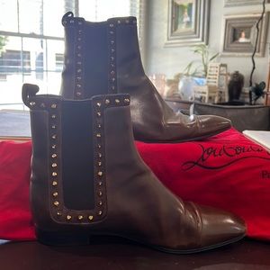 Good condition brown Christian Louboutin size 40 aka 9